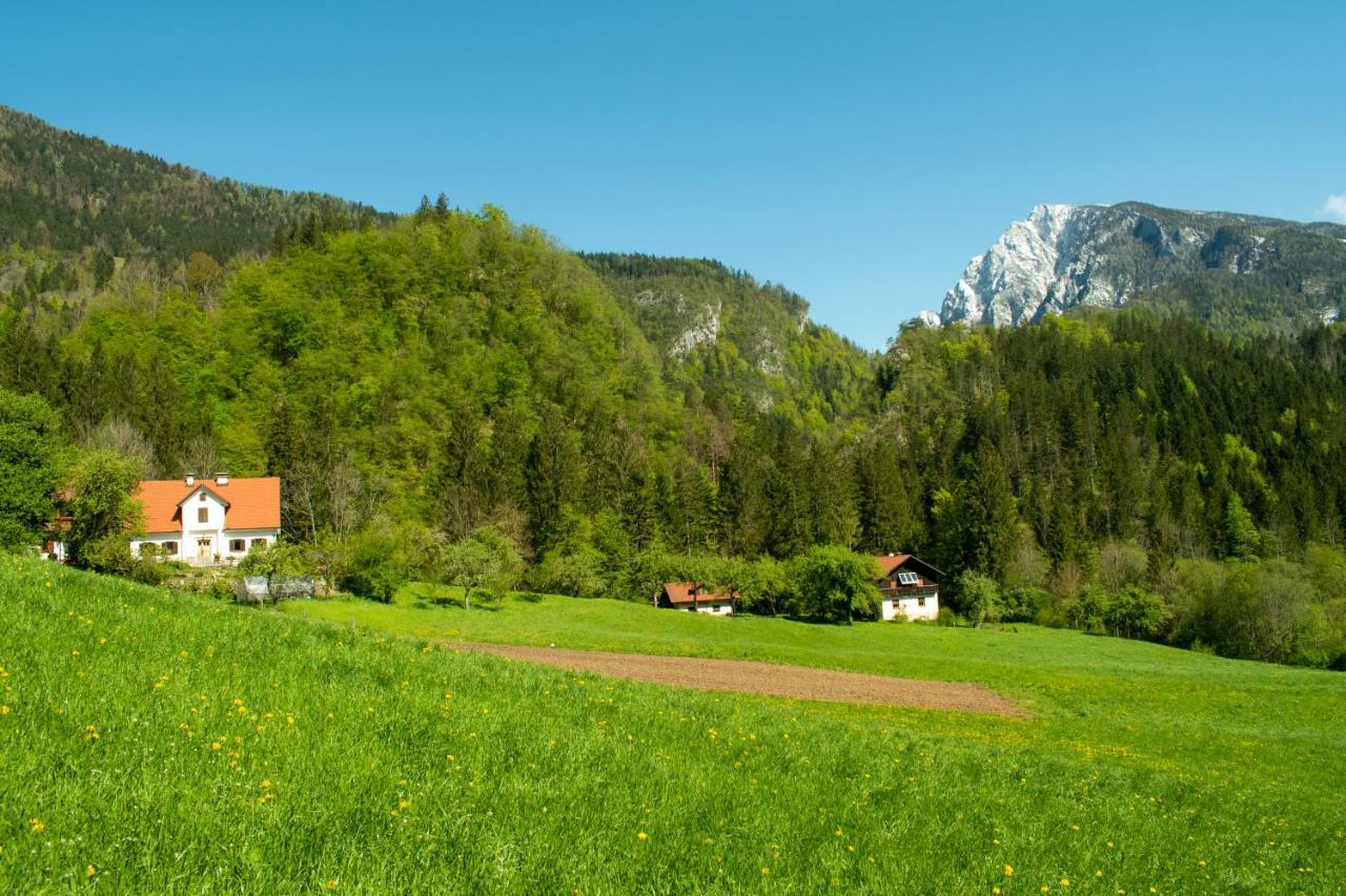 فيلا Lučeفي Turisticna Kmetija Stoglej المظهر الخارجي الصورة